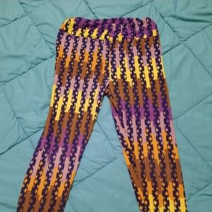 LulaRoe leggings, one size, multicolor